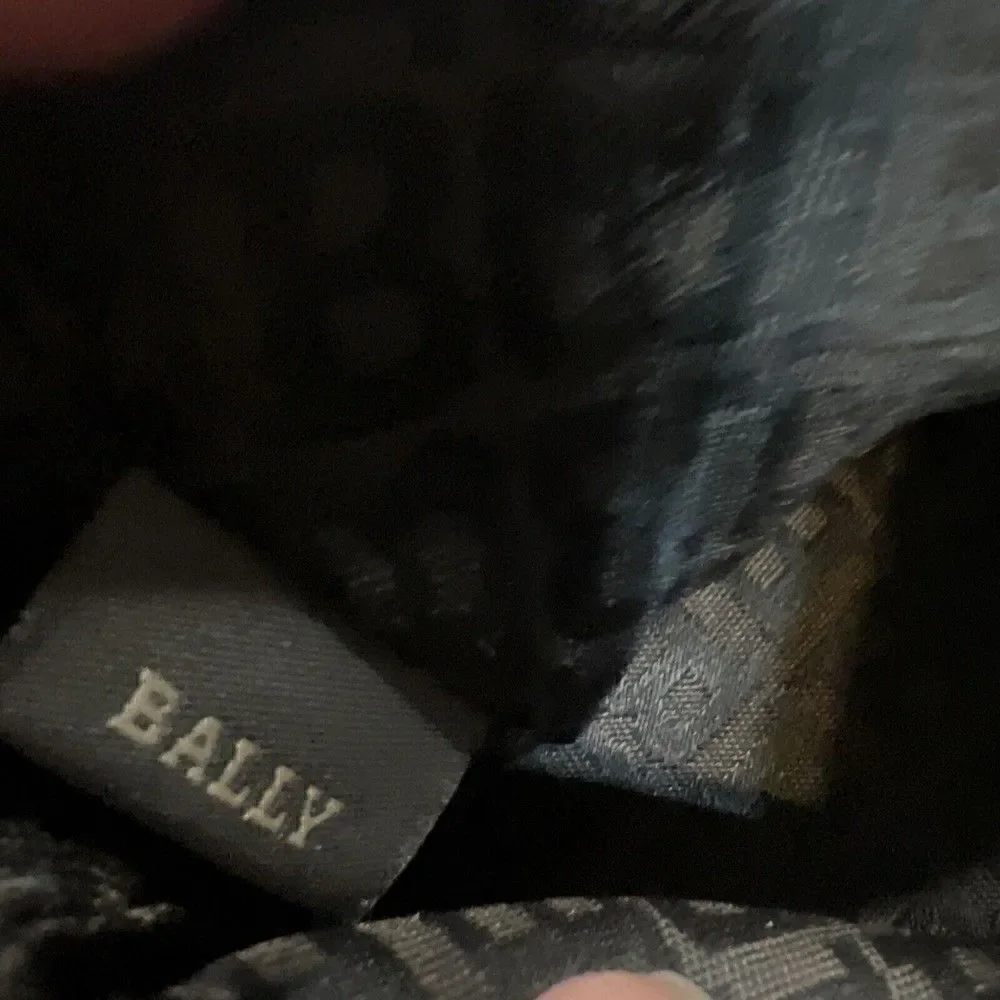 BALLY  Italy Monogram Canvas Leather Shoulder Crossbody Bag